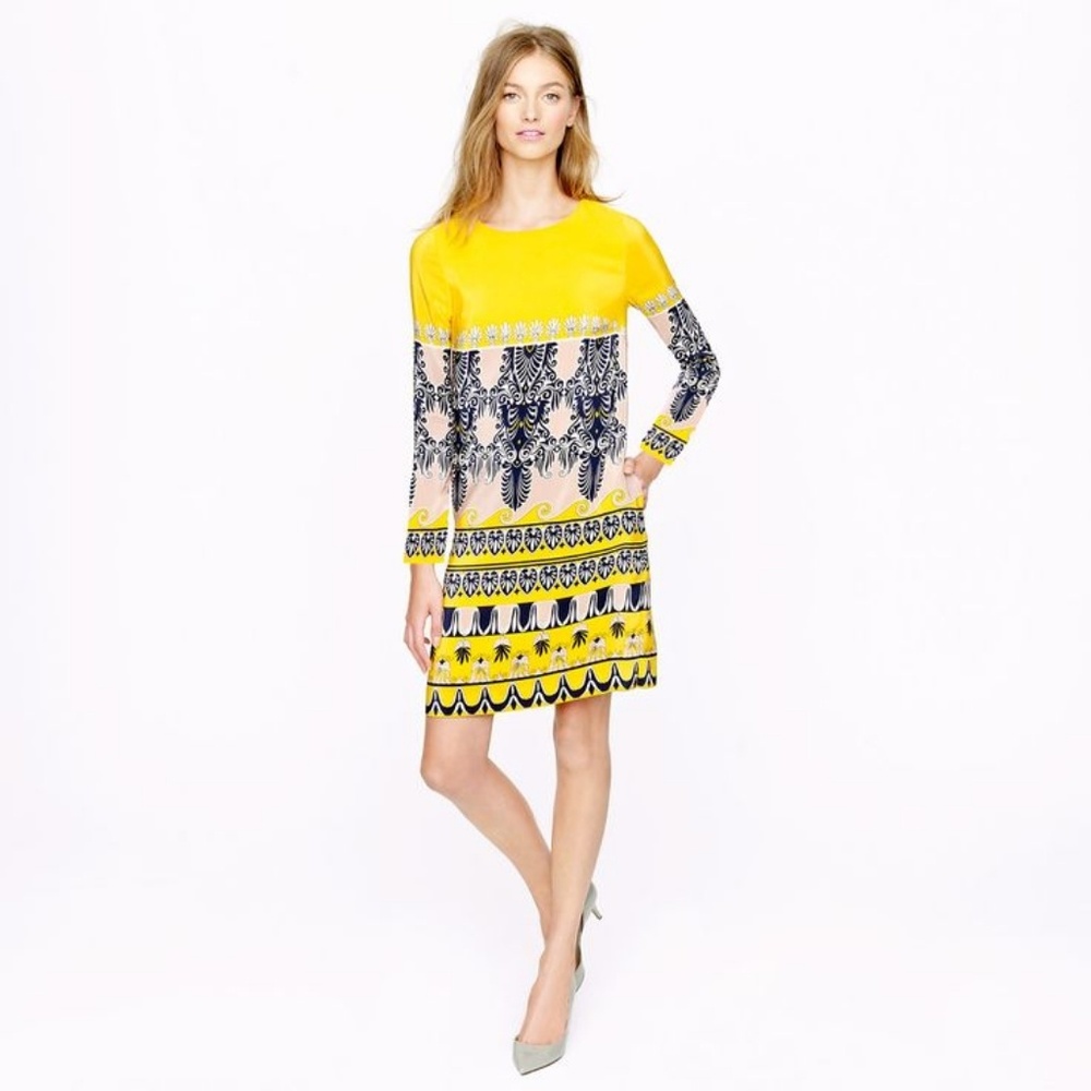 JCREW Jules dress in Scroll Print
